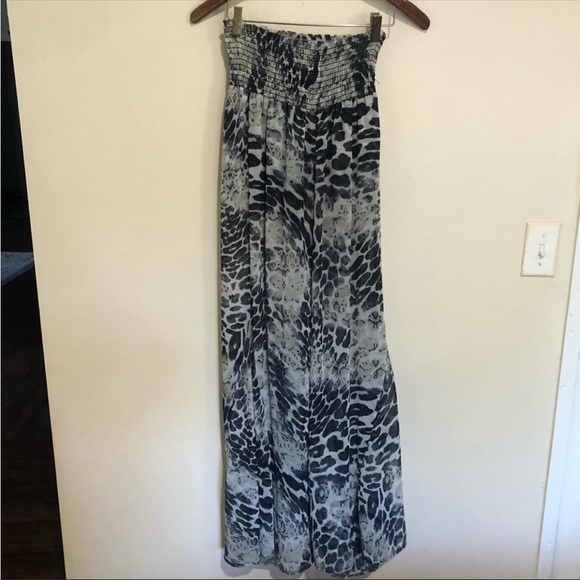 Show Me Your Mumu Elastic waist super flared bottoms Cheetah Print pants size S. - Picture 3 of 13